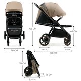 Kinderkraft sportska kolica Mitzy, Linen Beige | shoptok.hr