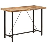  Barski stol 150 x 70 x 107 cm masivno drvo manga i željezo | Eponuda.ba