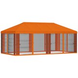  Pokrov za gazebo s bočnim zidovima 6 x 3 m Narančasta Poliester | shoptok.hr