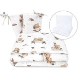 MimiNu posteljina za dječji krevetić 5-dijelni set Medvjedić snovi bež | shoptok.hr