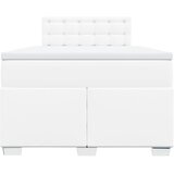  box spring s madracem bijeli 120x190 cm od umjetne kože | shoptok.hr