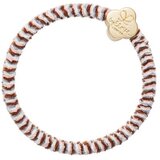 By Eloise London Velvet Gold Quatrefoil zapestnica / elastika za lase | Shoptok.si