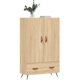  Visoka komoda boja hrasta 69,5 x 31 x 115 cm konstruirano drvo | shoptok.hr