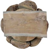 vidaXL Božično drevo z stojalom Rjava 90 cm Trdna tikovina | Shoptok.si