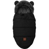 Bebe Stars Luksuzna zimska vreća od VELURA - crna | shoptok.hr
