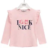 Majica dugih rukava za devojčice Look Nice 32775, Roze