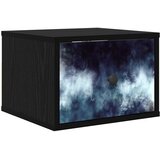  Wall-mounted noćni ormarić RAALTE Crni hrast 36 x 33 x 25 cm | shoptok.hr