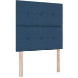  Boxspring krevet s madracem Plava 120 x 190 cm Tkanina - Plava 120 x 190 cm Prošiveno gumbima | shoptok.hr