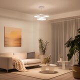  Brilagi - LED luster sa prigušivačem na sajli FALCON SLIM LED/78W/230V 50x50 cm bela + daljinski upravljač | Eponuda.com