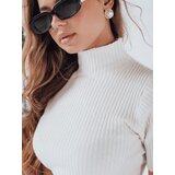 DStreet Damski sweter prążkowany z krótkim rękawem GIRLGLORY biały | shoptok.hr