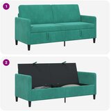 SOFA s pohranom Tirkizna 172 x 78 x 87 cm Poliester | Shoptok.si
