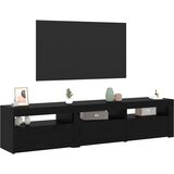 TV ormar 2 pcs Crni hrast 180 x 35 x 40 cm Konstruirano drvo | shoptok.hr