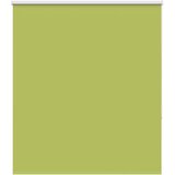vidaXL Rolo zatemnitvena zavesa z listi zelene barve 120x130 cm, širina blaga 116,6 cm, poliester, (5000298453) | Shoptok.si