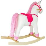  Gugalnica za konjiča Enorog 74 cm - bela | Shoptok.si