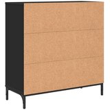  Kreveta s ladicama Crna 79,5 x 33 x 82 cm Konstruirano drvo | Eponuda.com