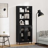  Highboard Crni hrast 69,5 x 34 x 180 cm | shoptok.hr