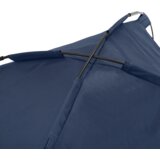 vidaXL Dvignjena postelja za pse Mornarsko modra Tkanina, Kovina | Shoptok.si