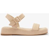Resti Beige women's sandals with rhinestones Franssia - Footwear | Shoptok.si