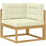  Set vanjskih sofa 5 kom. Bijela i krem Poliester | shoptok.hr