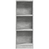  Regal za knjige boja betona 40x24x109 cm konstruirano drvo | shoptok.hr