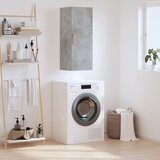 The Living Store Stenska omarica betonsko siva 34,5x34x90 cm - Stenska Omarica, (21429519) | Shoptok.si