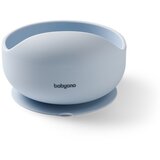 BabyOno silikonska zdjelica s vakuumom 350 ml 6 m+, plava | shoptok.hr