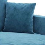 vidaXL 3-dijelni set sofa s jastucima plavi baršunasti | shoptok.hr