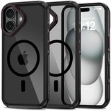 TECH-PROTECT OVITEK MAGHYBRID ZA MAGSAFE ZA IPHONE 16 ČRNO/RDEČ VISOKA ZAŠČITA, (21969832) | Shoptok.si