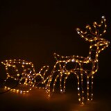  Svjetlosna dekoracija - sob s sanjkama, 264 LED dioda | shoptok.hr