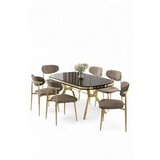 Hanah home Trpezarijski set, 7 dijelova, bež | Eponuda.ba