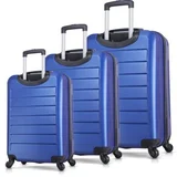 set kofera 6264, 3 dijela, plava