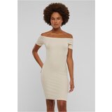 UC Ladies Women's Off Shoulder Rib Dress - Cream | shoptok.hr