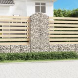 vidaXL Obokana gabonska košara 100x30x220/240 cm pocinkano železo Cene
