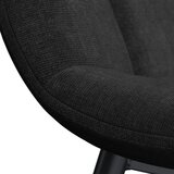 Bessagi Home Stol Ria, Črna | Shoptok.si