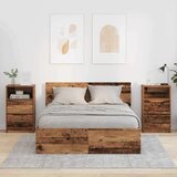 vidaXL Posteljne mize 2 pcs Star les 40 x 30 x 467 cm Konstruiran les | Shoptok.si