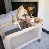 Momi prenosivi krevetac Belove Plus Beige 2 Nivoa | ePonuda.com