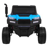 Traktor na akumulator Farmer - dvosedežni - moder | Shoptok.si
