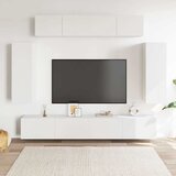  6-dijelni set TV ormarića bijeli od konstruiranog drva | shoptok.hr