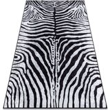 RugsX Preproge MIRO 51331.803 pralna preproga Zebra protizdrsna - 200x290 cm Črna | Shoptok.si