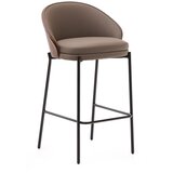 Kave Home Smeđa barska stolica (visine sjedala 65 cm) Eamy – Cijene