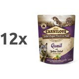 Carnilove dog adult - prepelica & rumeno korenje, vrečka 300g 12 x 300 g Cene