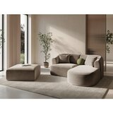 Cosmopolitan Design Svjetlo smeđi baršunast tabure Campi – | shoptok.hr