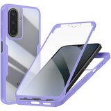 Avizar Popoln ovitek za Galaxy A17 s silikonskim robom in membrano na dotik, Svetlo vijolična, (5000189578) | Shoptok.si