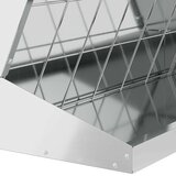  Hranilica za sijeno Srebrno 71 x 33 x 70 cm Cinkani čelik | shoptok.hr