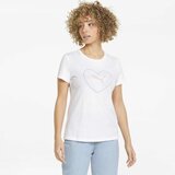 Puma VALENTINE´S DAY GRAPHIC TEE Ženska majica, bijela, veličina | shoptok.hr