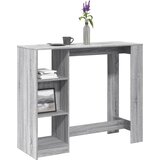  Barski stol s policom boja hrasta sonome 124x46x103,5 cm drveni | Eponuda.com