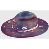 LE SH KA headwear Volnen klobuk Palm Springs vijolična barva