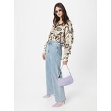LA STRADA UNICA Bluza 'MIRIAM' moder denim / svetlo rjava / črna / off-bela | Shoptok.si