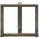  Noge za klub stolić T-oblika 2 kom Crne 50x25x(42-43) cm Čelik | shoptok.hr