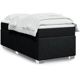 Box spring krevet s madracem crni 90x190 cm od tkanine Siva jedna veličina | Shoptok.si